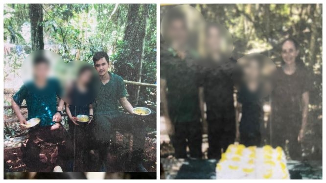 En las fotografías se observa a Osvaldo Villalba, Magna Meza, una de las niñas que cayó abatida y Daniel, el hermano. Foto: Policía Nacional