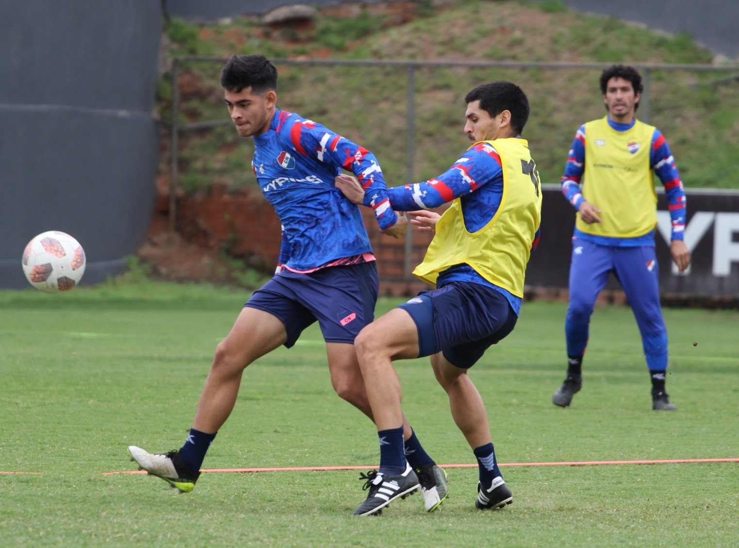 Entrenamiento del Club Nacional. Foto: @clubnacionalpy