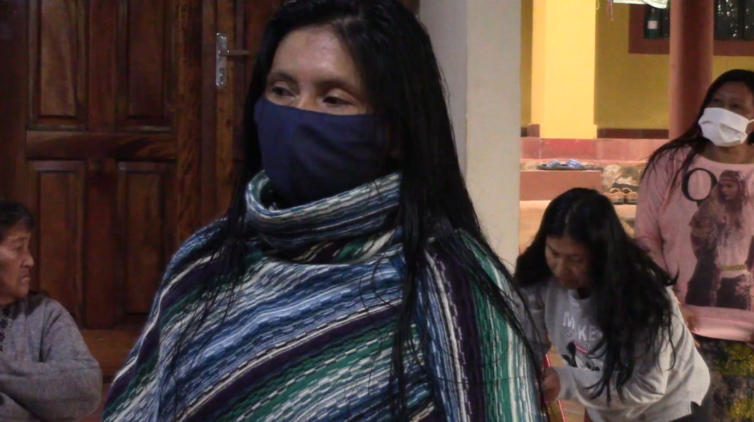 Unas 11 familias de la Comunidad Nativa Maká claman por asistencia. Foto: Captura video /Javier Cantero, corresponsal de Itapúa del Grupo JBB.
