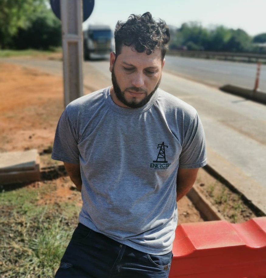 Detenido por la Senad, Mauro Emanuel Fernández Galeano, alias