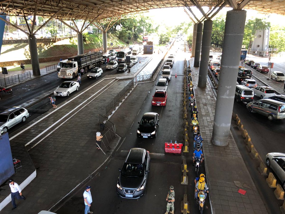 Zona primaria de ingreso al Paraguay en Ciudad del Este. Foto: MOPC