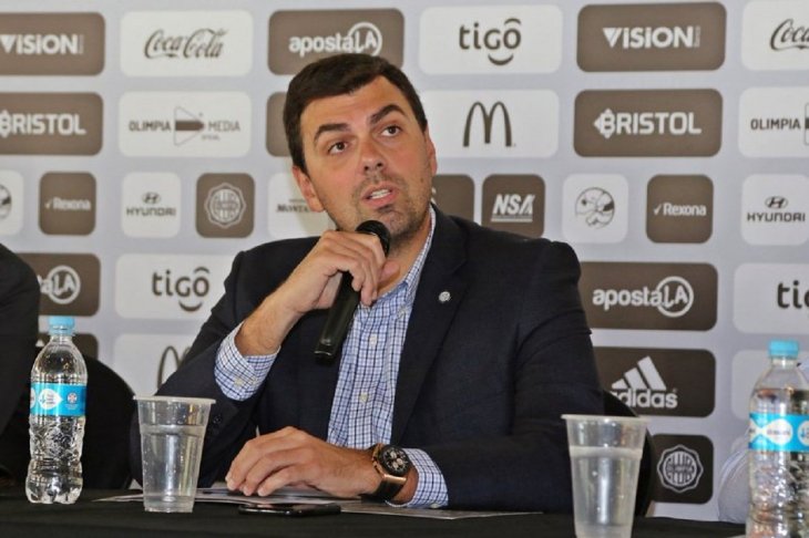Marco Trovato, presidente del Club Olimpia. Foto: Gentileza.