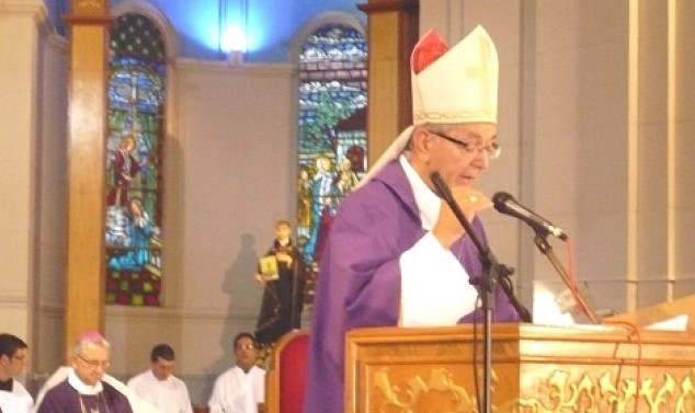 Arzobispo de Asunción, Edmundo Valenzuela. Foto: Agencia IP