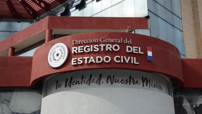 Fachada de la Dirección del Registro del Estado Civil. Foto: Registro Civil