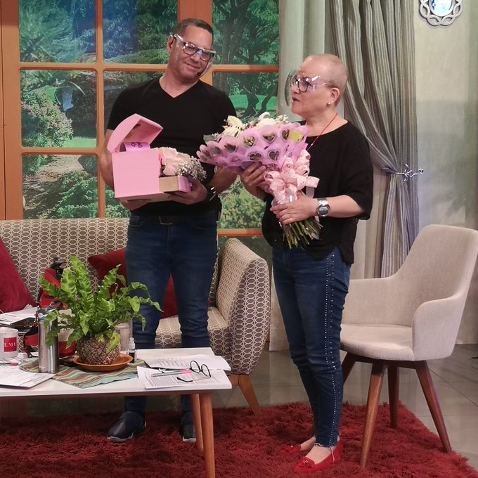 Sandra Darcourt, esposa de Pedro Guggiari, compartió su testimonio de lucha contra el cáncer. Foto: @LMUnicanal
