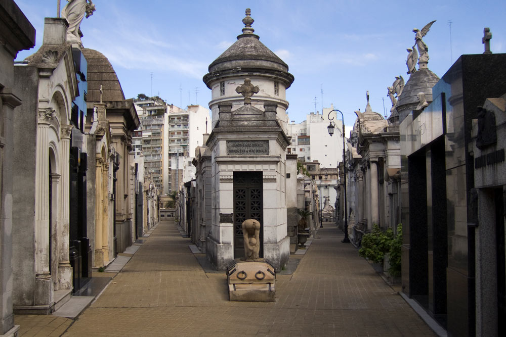 Cementerio de la Recoleta.