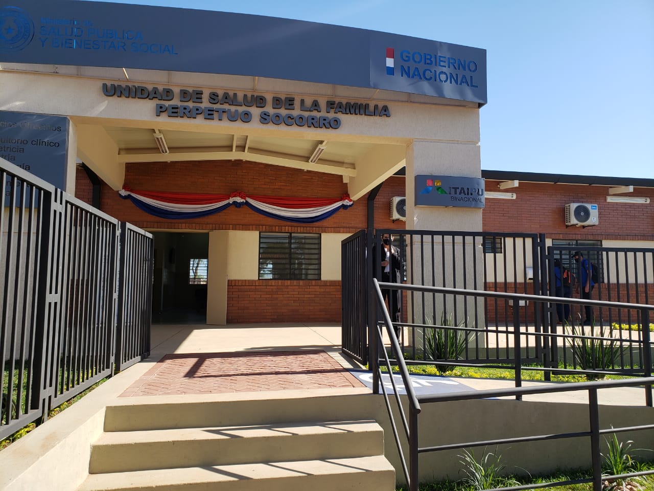 Una de las Unidades de Salud de la Familia fue inaugurada en Perpetuo Socorro de Capiatá. Foto: Itaipú.