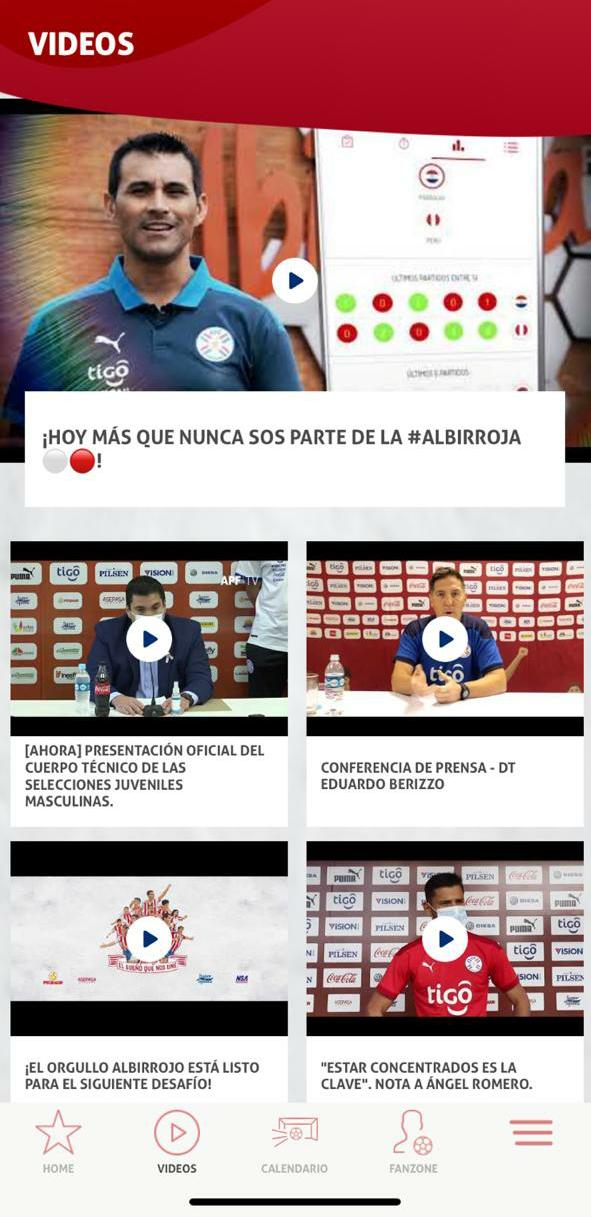 En la APP, los usuarios podrán acceder a contenidos exclusivos de la Albirroja.