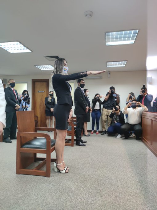 Kimberly Ayala, primera abogada trans del Paraguay.