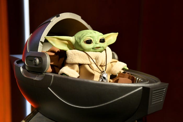 Baby Yoda fue el gran invitado a la misión. Foto referencial.
