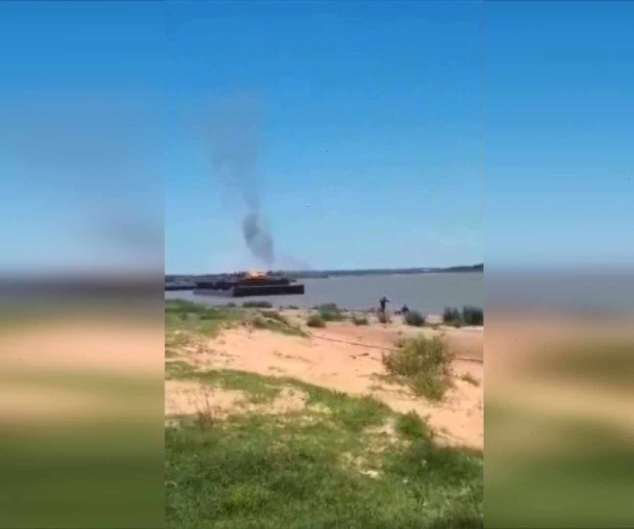 Explosión de barcaza