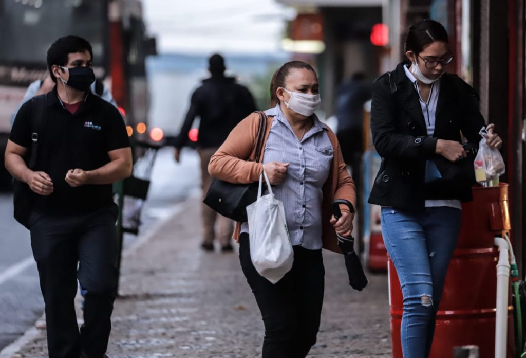 Casos de Covid-19 se han incrementado en la última semana en Paraguay. Foto: Agencia IP.