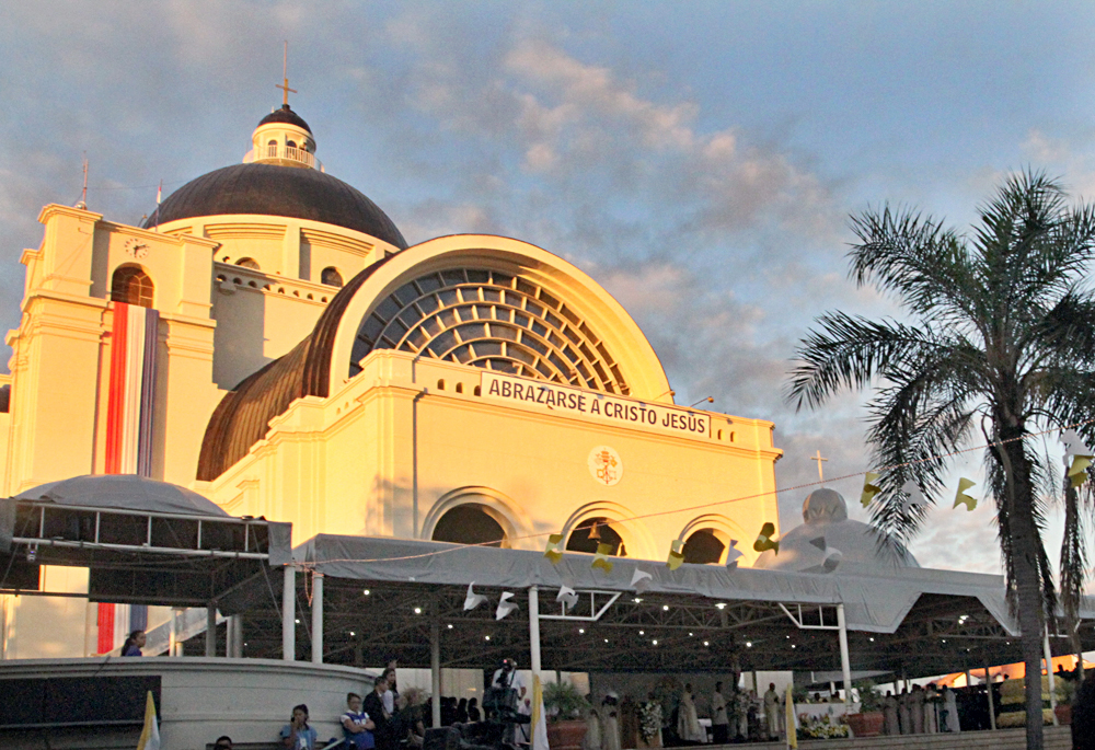 Sede de la Basílica de Caacupé. Foto: Agencia IP.