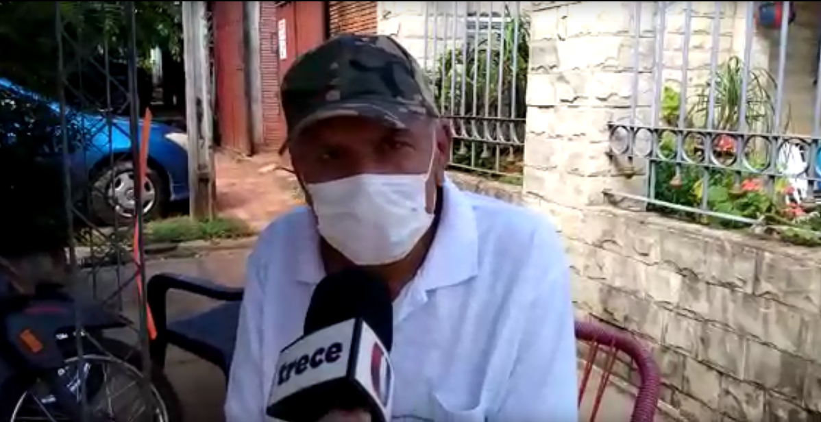 Ceferino López, encargado de trasladar a la Virgen