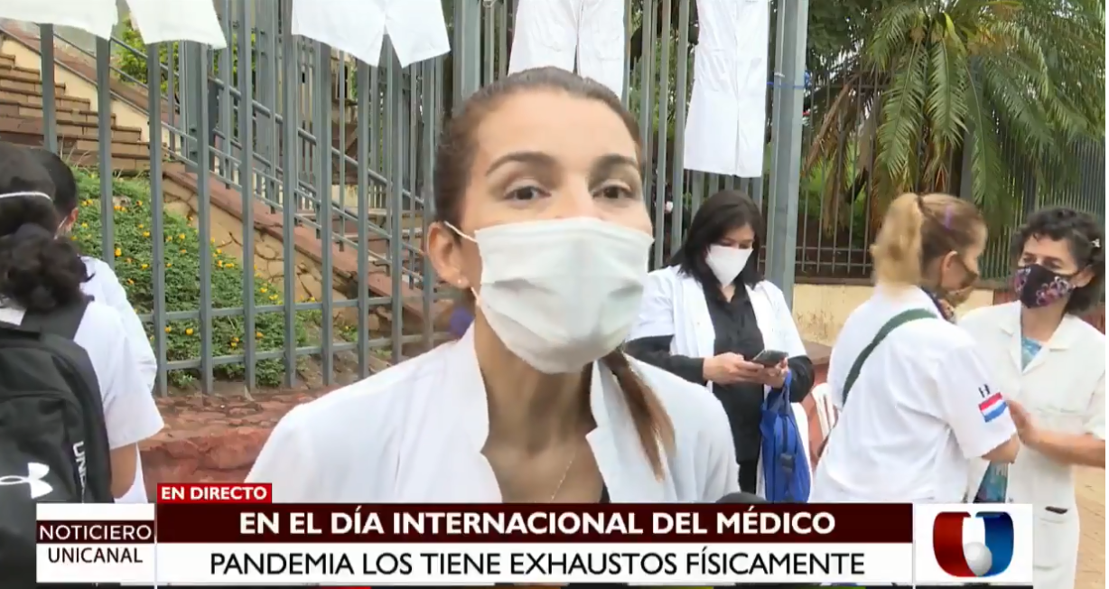 Doctora Rosanna González, Sindicato Nacional de Médicos