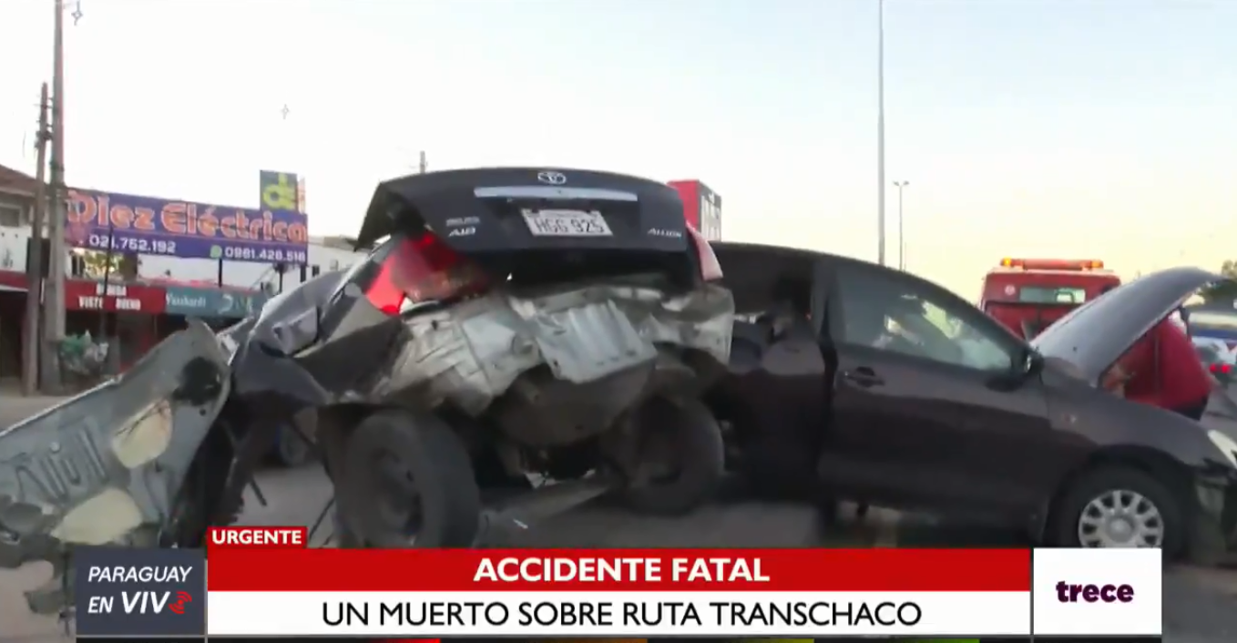 Accidente fatal en Mariano Roque Alonso