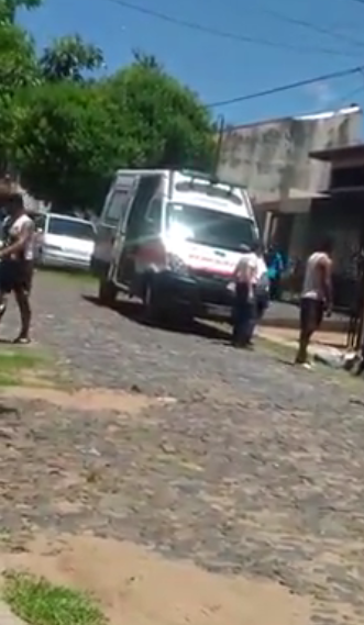 El trágico percance se produjo en el barrio Villa Aurelia de la capital. Foto: Captura de video.