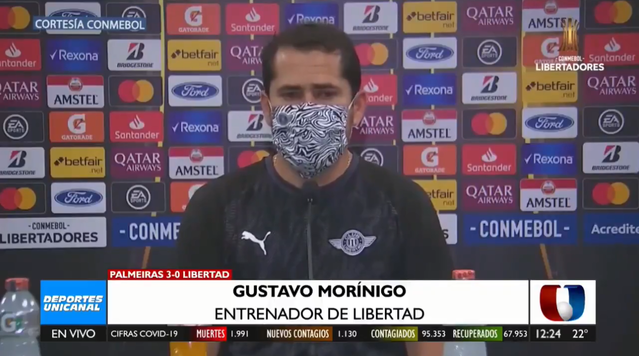 Gustavo Morínigo dejó de ser técnico de Libertad
