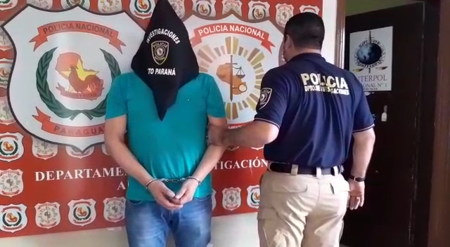 Luis Alberto Dávalos era buscado por la justicia paraguaya desde el 2011. Foto: Captura de pantalla / Video: Carlos Sánchez, corresponsal de la zona del Grupo JBB.