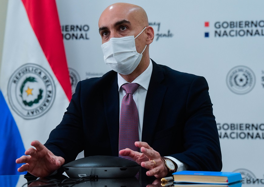Julio Mazzoleni, ministro de Salud. Foto: Ministerio de Salud.