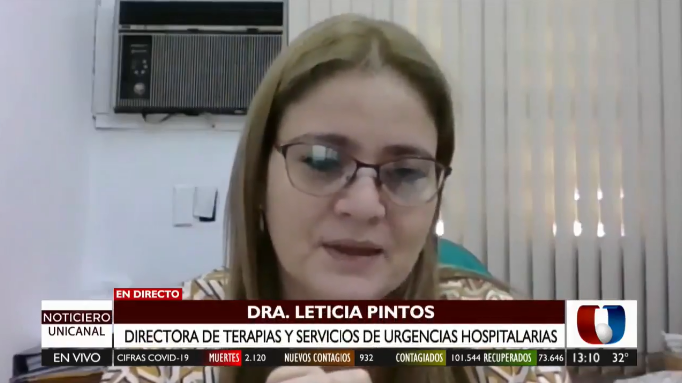 Dra. Leticia Pintos, directora de Terapias.