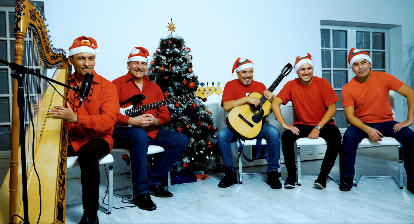 Saludo musical navideño de artistas paraguayos en el exterior. Foto: Captura de video / Facebook.