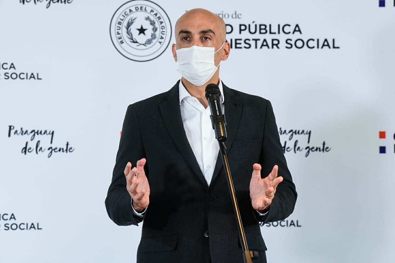 Julio Mazzoleni, ministro de Salud. Foto: Ministerio de Salud.