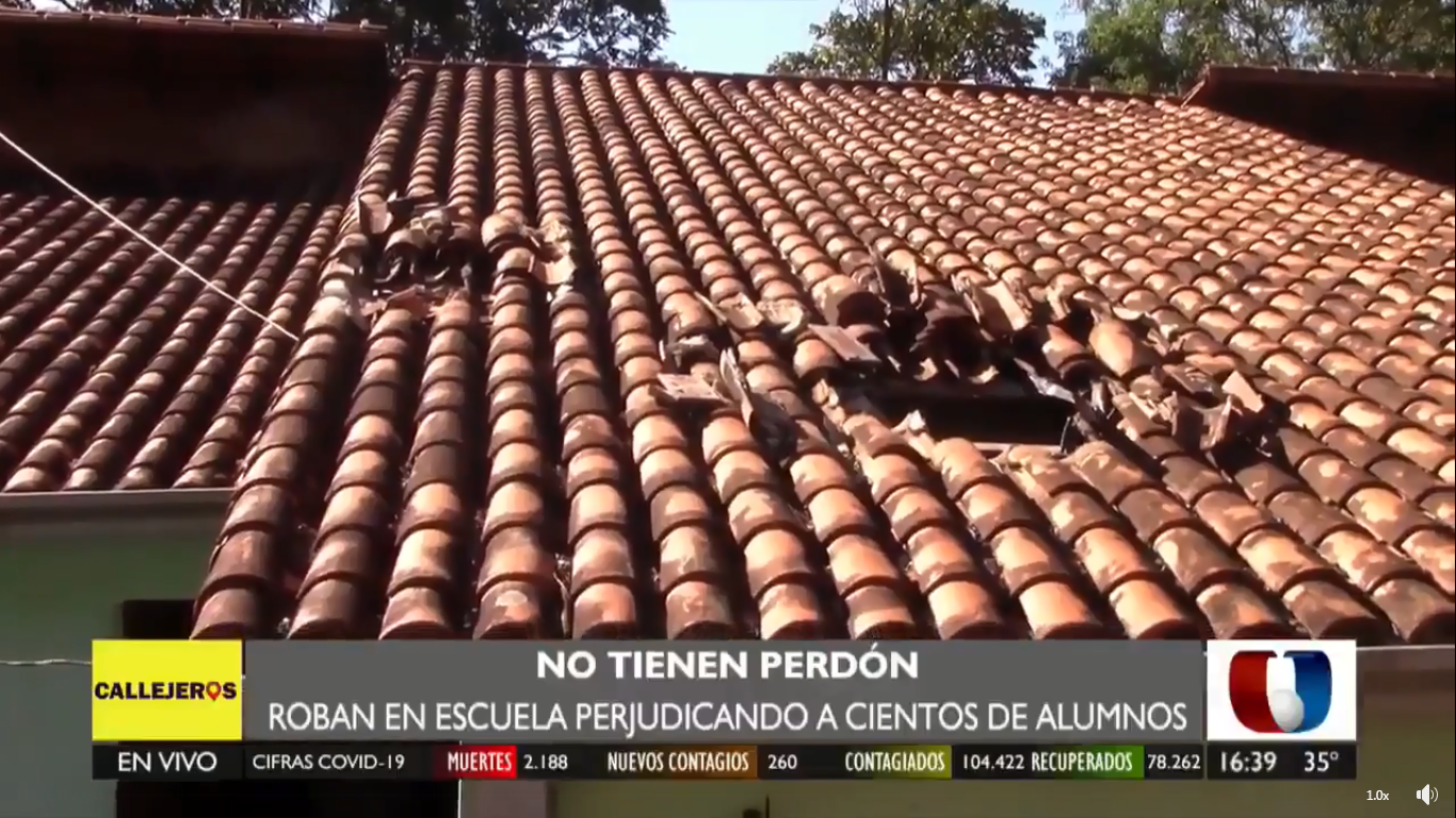 Roban en una escuela en Encarnación