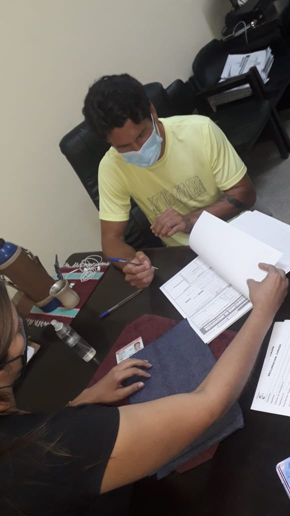 Haedo Valdez solicitó su inscripción al Registro Cívico Permanente