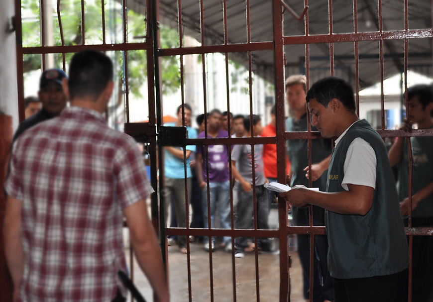 El sistema penitenciario del país hasta la fecha registra a unas 1.292 personas con COVID positivo. Foto: Agencia IP.