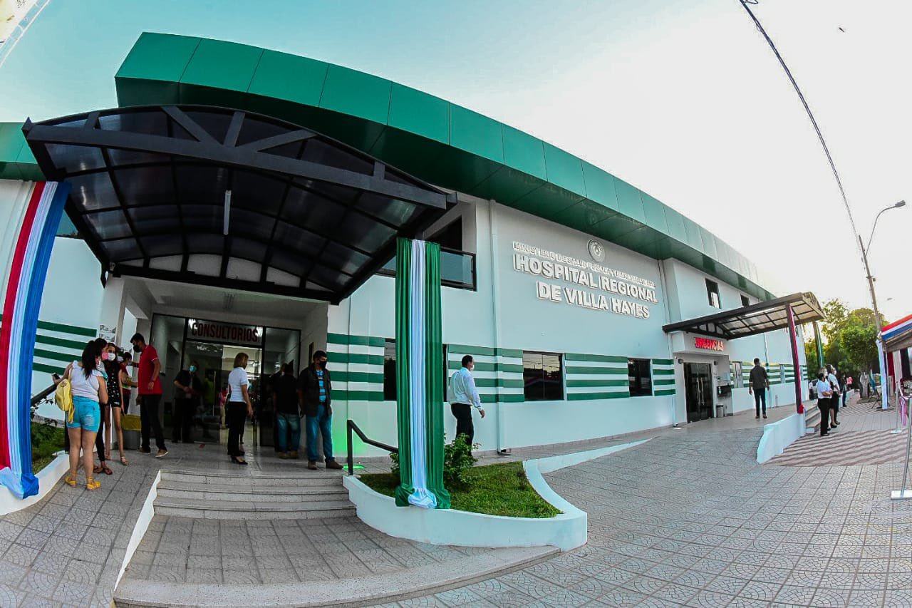 Hospital Regional de Villa Hayes. Foto: @PresidenciaPy