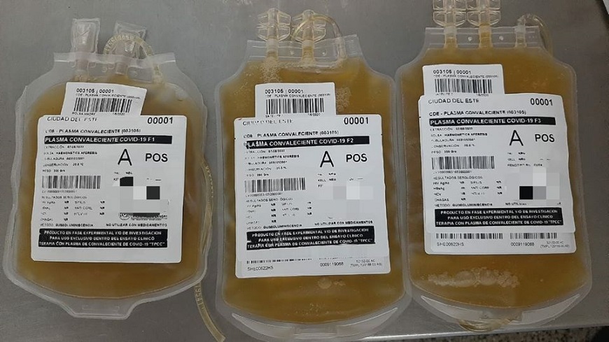 El plasma es la parte líquida de la sangre