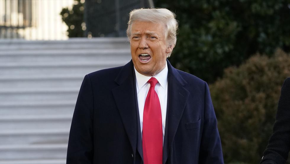 Donald Trump pasará a la historia de los Estados Unidos, como el primer presidente en ser enjuiciado dos veces. Foto: AP.