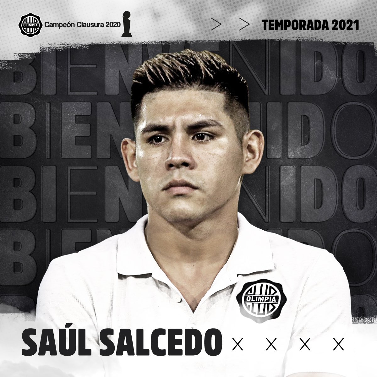 Saúl Salcedo Zárate es nuevo jugador del Olimpia. Foto: Olimpia Media.