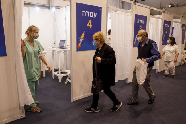 Israel ya vacunó al 90% de su población mayor de 60 años