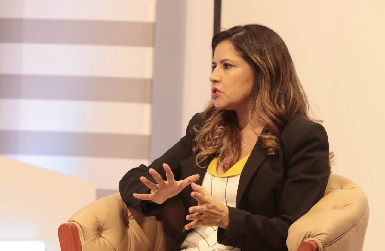 Cecilia Pérez, ministra de Justicia. Foto: Agencia IP.