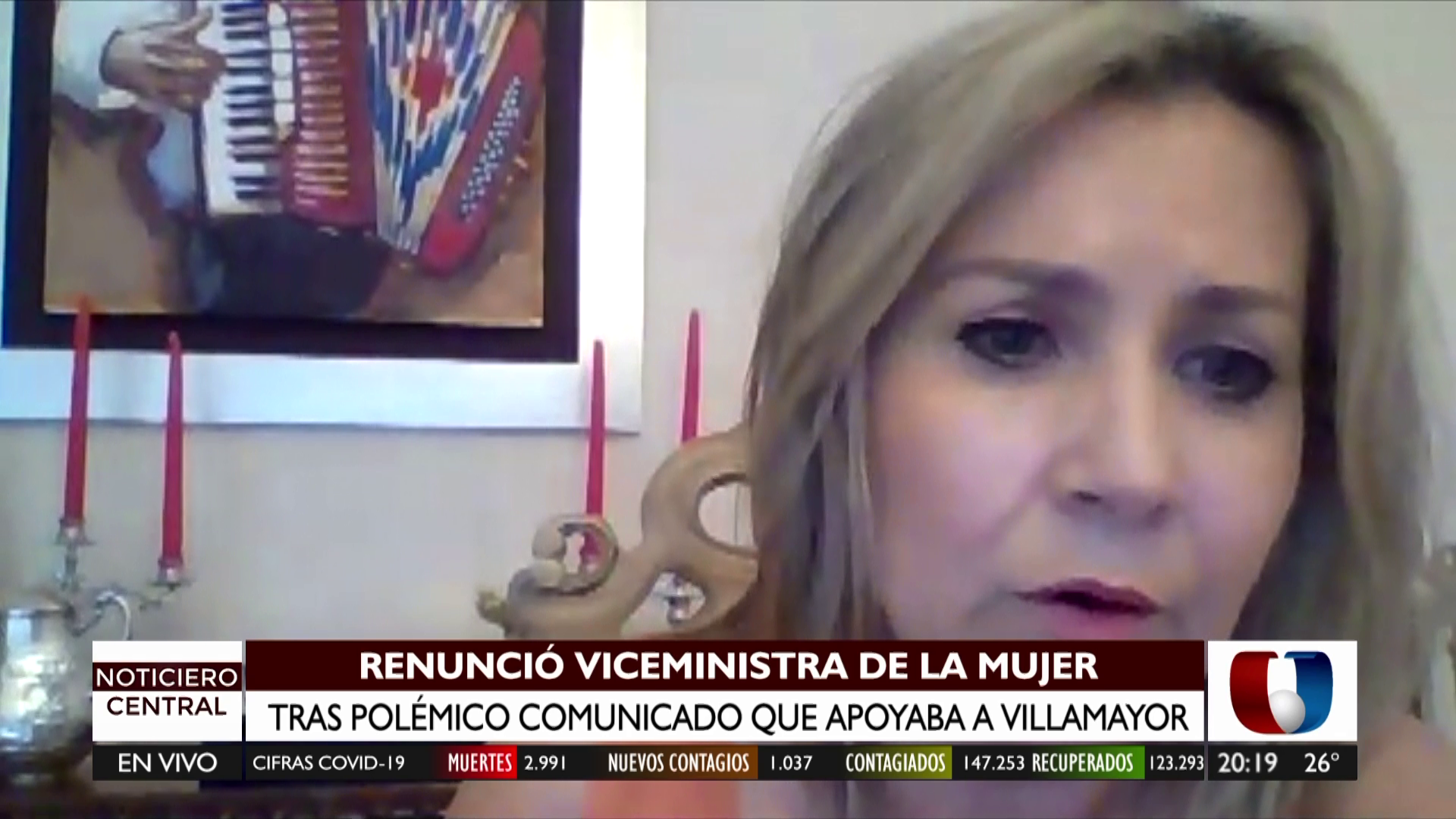 Dra. Liliana Zayas, exviceministra de la Protección de los Derechos de las Mujeres. Foto: captura de pantalla.