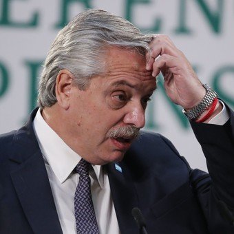 Alberto Fernández, presidente de Argentina. Foto: El Clarín.