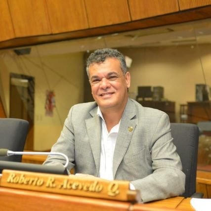 Fallece el diputado nacional, Robert Acevedo. Foto: Twitter.