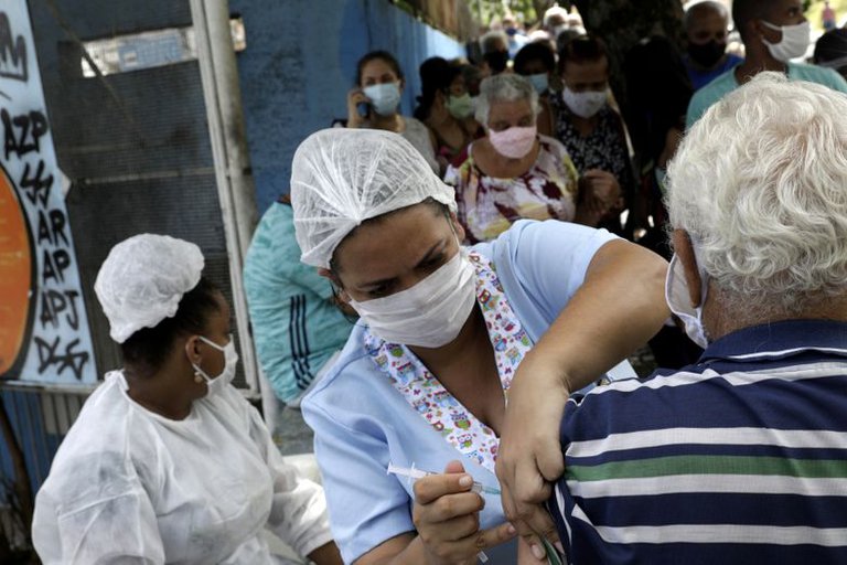 Nueva cepa en Brasil. Foto: Reuters.