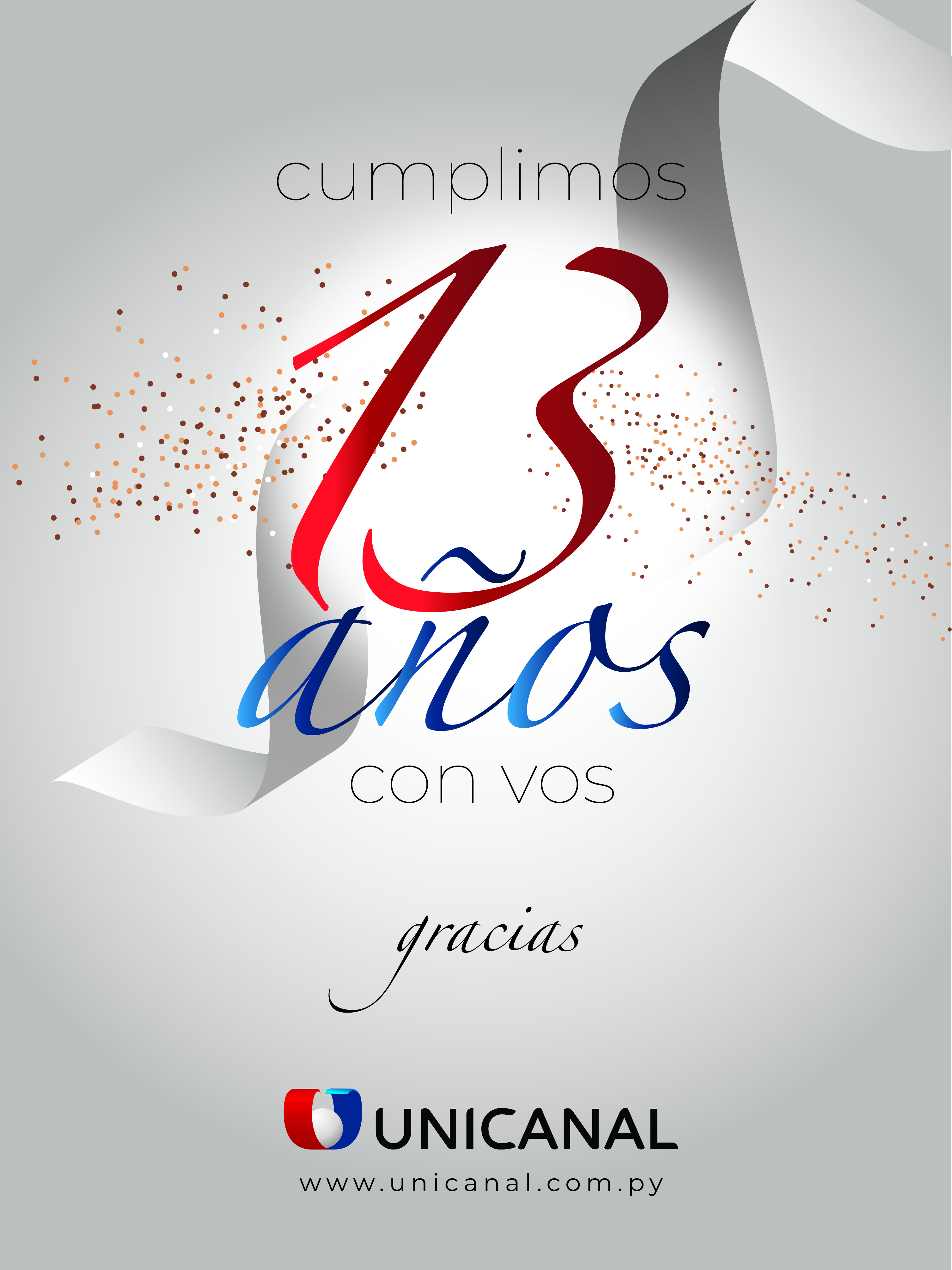 Desde hace 13 años, llegamos a vos.