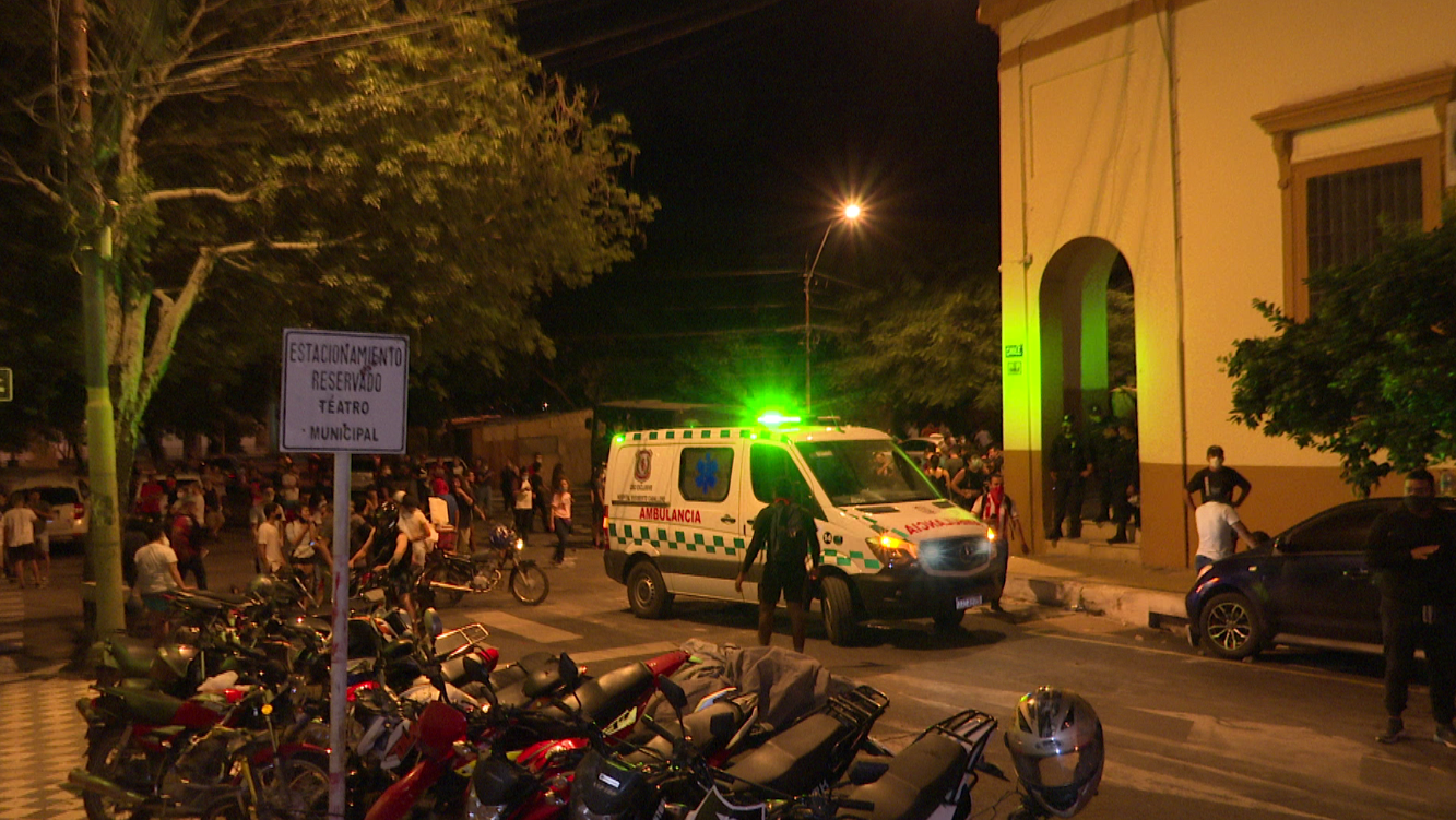 El adolescente es sindicado como el presunto asesino de un manifestante, el pasado viernes. Foto: Captura de pantalla.