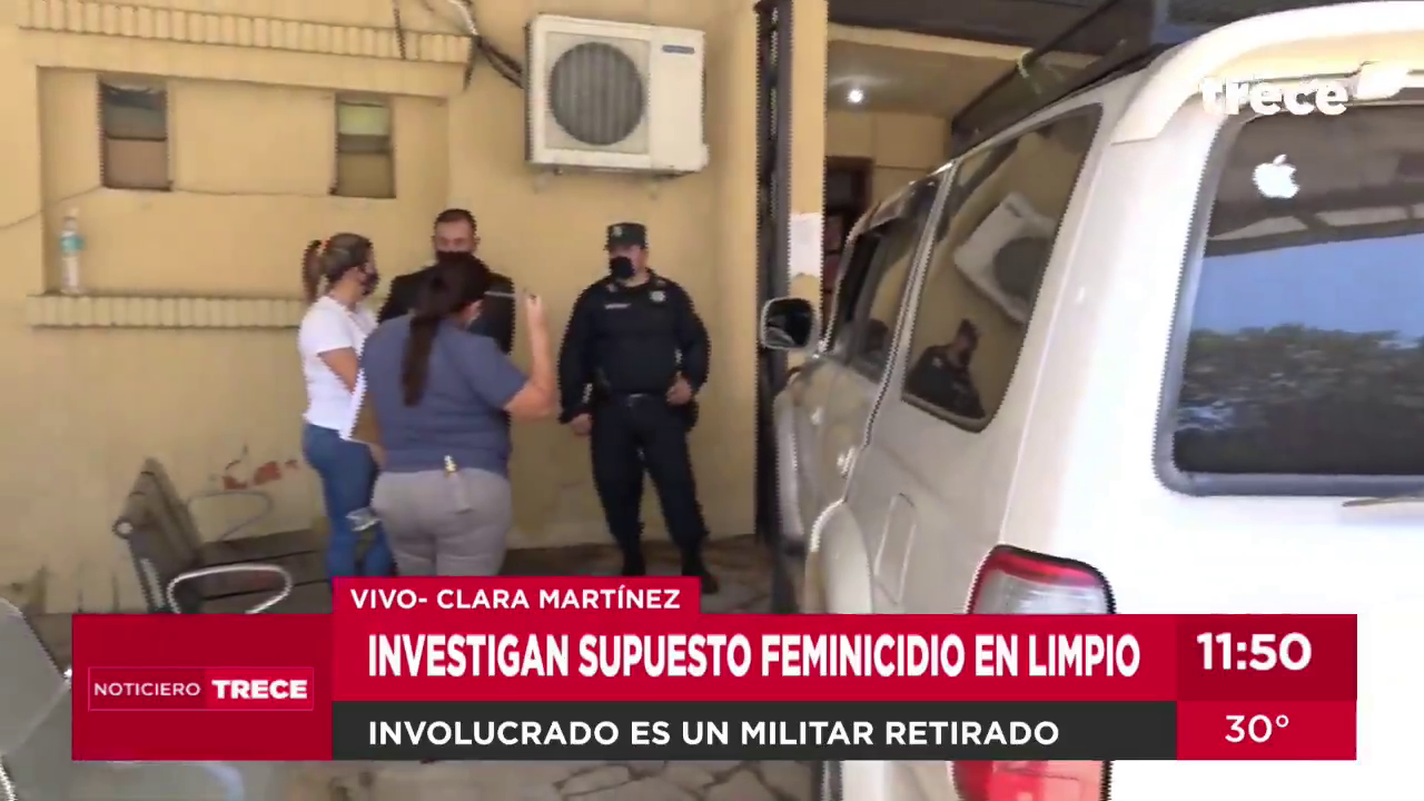 Presunto feminicidio en Limpio. Foto: captura de pantalla.