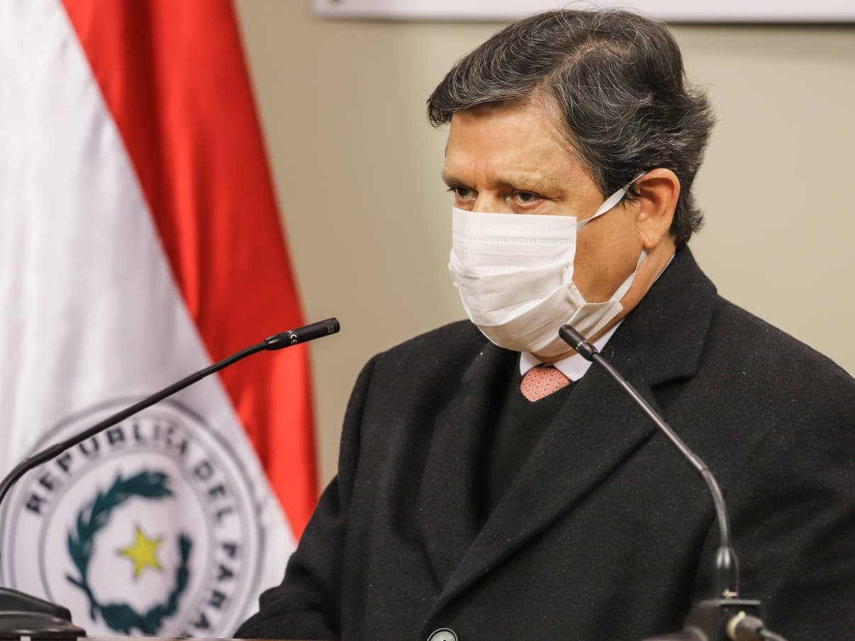 Euclides Acevedo, canciller nacional. Foto: Agencia IP.