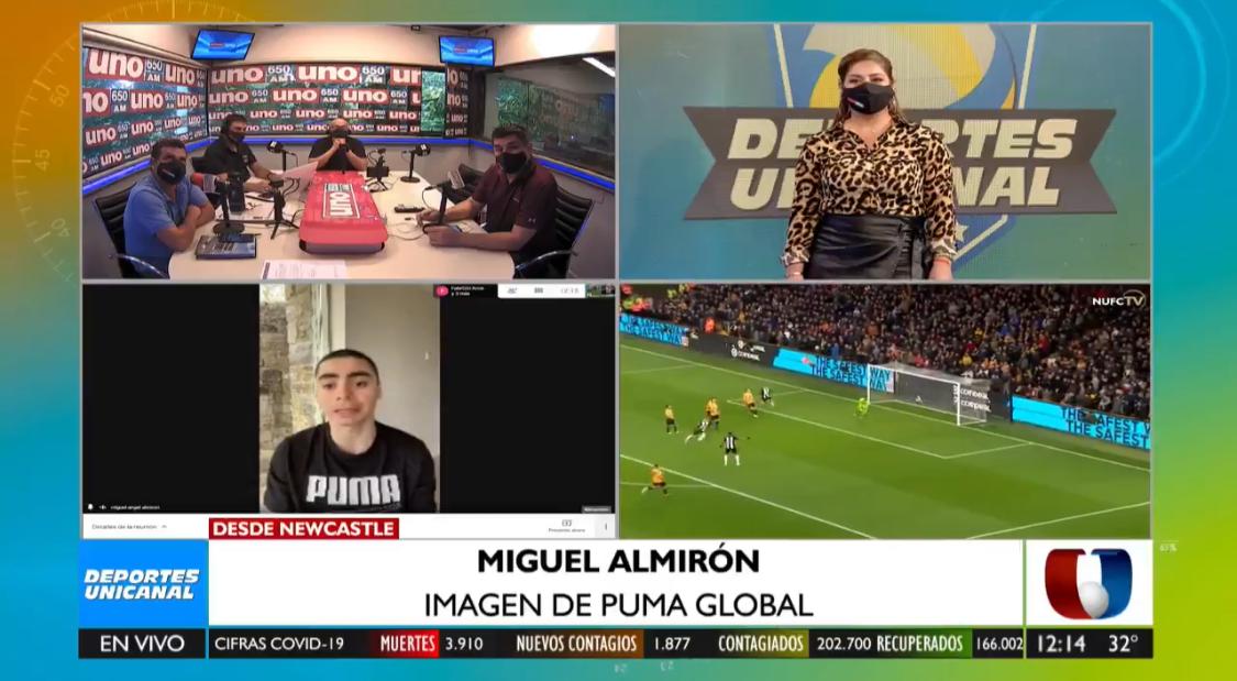 Miguel Almirón, mediocampista del New Castle y jugador de la selección paraguaya. Foto: Conmebol.