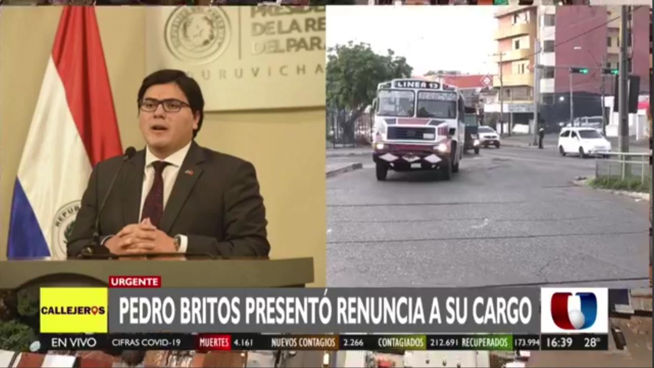 Renuncia a su cargo el viceministro de Transporte, Pedro Britos