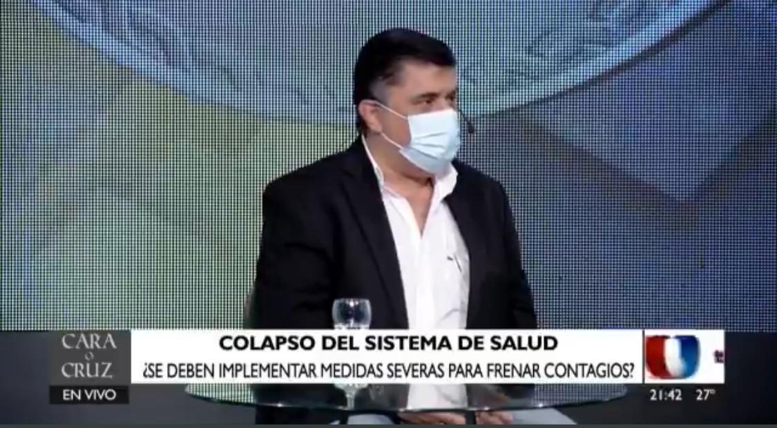 Julio Borba, Ministro de Salud. Foto: captura de pantalla.