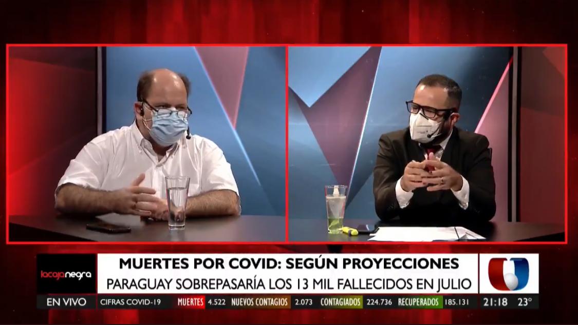 Dr. Pablo Lemir en La Caja Negra. Foto: Captura de pantalla.