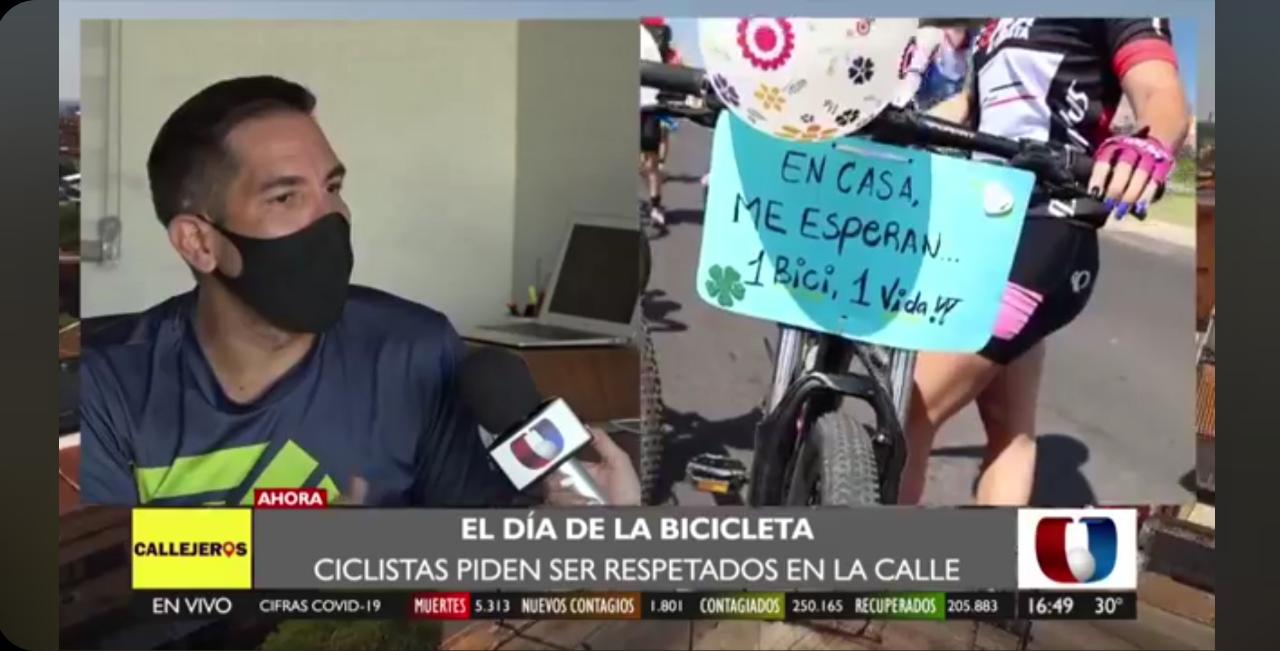 Día de la Bicicleta: ciclistas exigen respeto al transitar por las calles