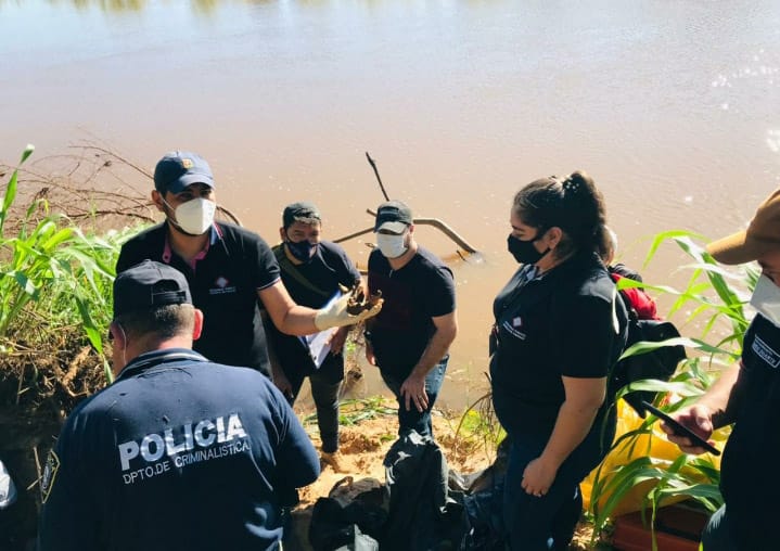 Procedimiento llevado a cabo por el Ministerio Público y la Policía Nacional. Foto: gentileza.